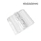 2 Pcs Clear Folding Door Hinges Transparent AcrylicABS Cabinet Hinges For Furniture Doors Foldable 8