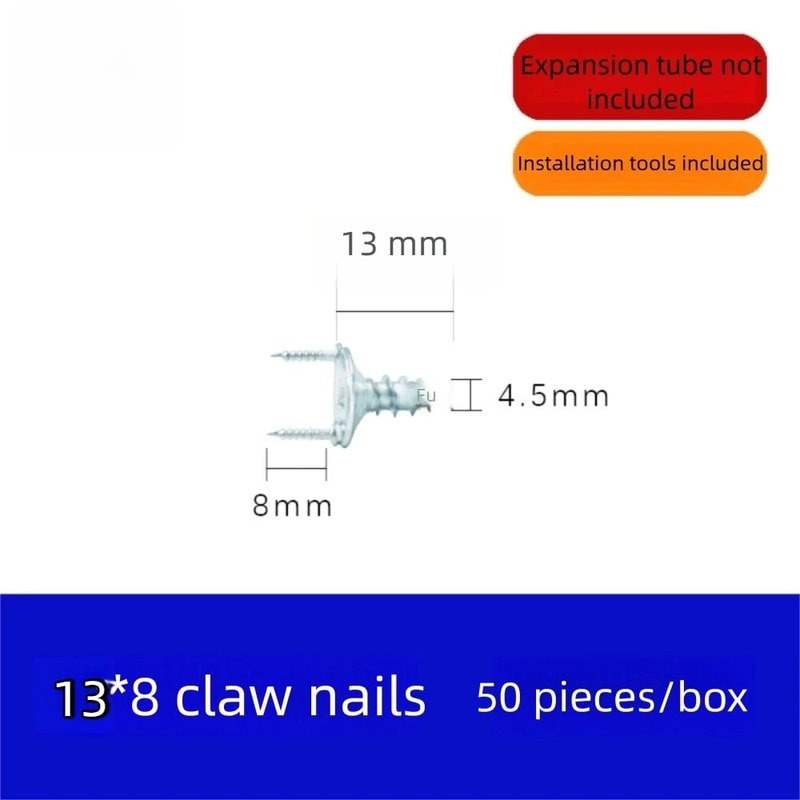 50 Pcs Invisible Headless Wire Nails Galvanized DoubleHead Steel Pins For Skirting Trim Woodworkin 6