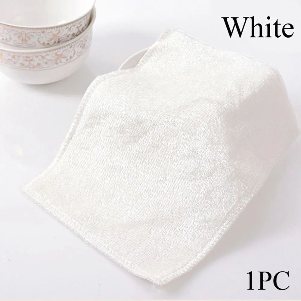 Bamboo Fiber Kitchen Cleaning Cloths Super Absorbent AntiGrease Dish Wipes Washing Towels Scourin 10