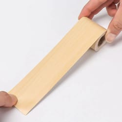 self-adhesive waterproof vinyl wood grain wall border trim sticker baseboard waist line decor for living room