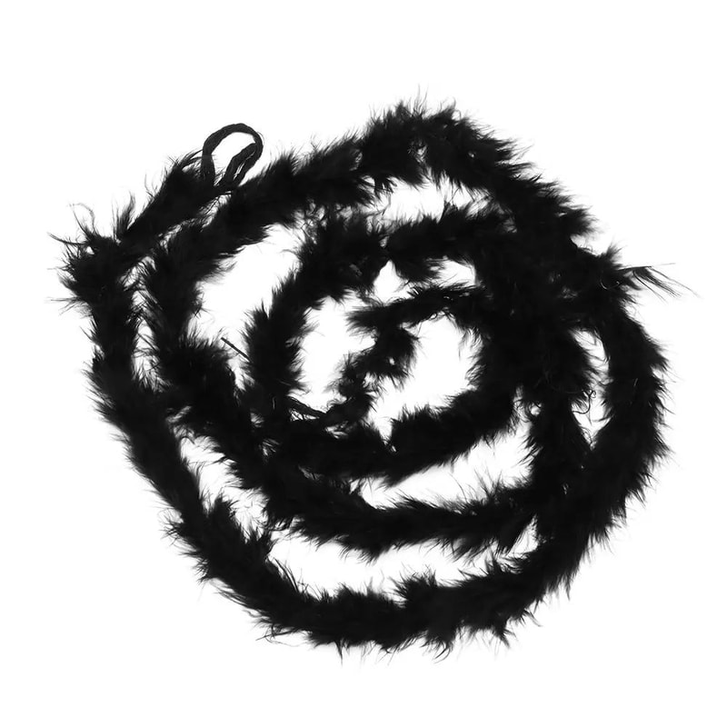 2M Fluffy Feather Boa Trim Strip For Sewing Crafts Costume Fancy Dress Wedding Party Decor DIY App 7
