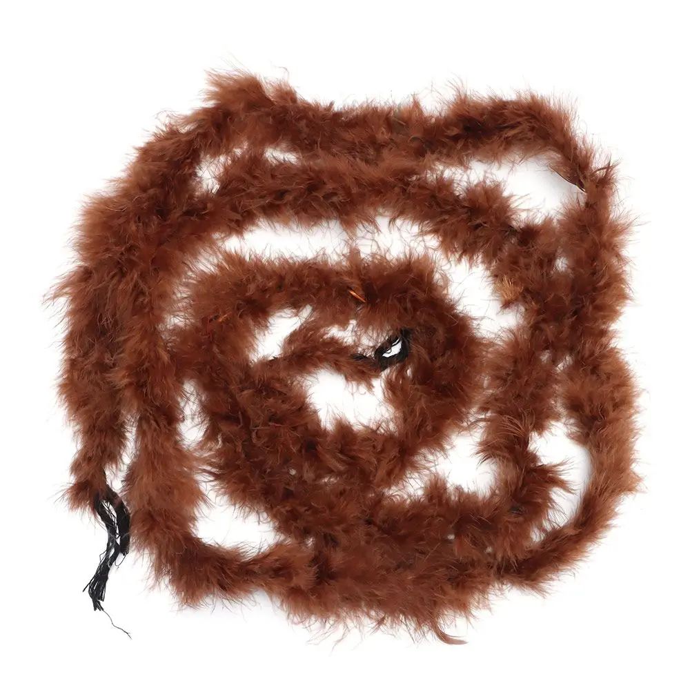 2M Fluffy Feather Boa Trim Strip For Sewing Crafts Costume Fancy Dress Wedding Party Decor DIY App 8