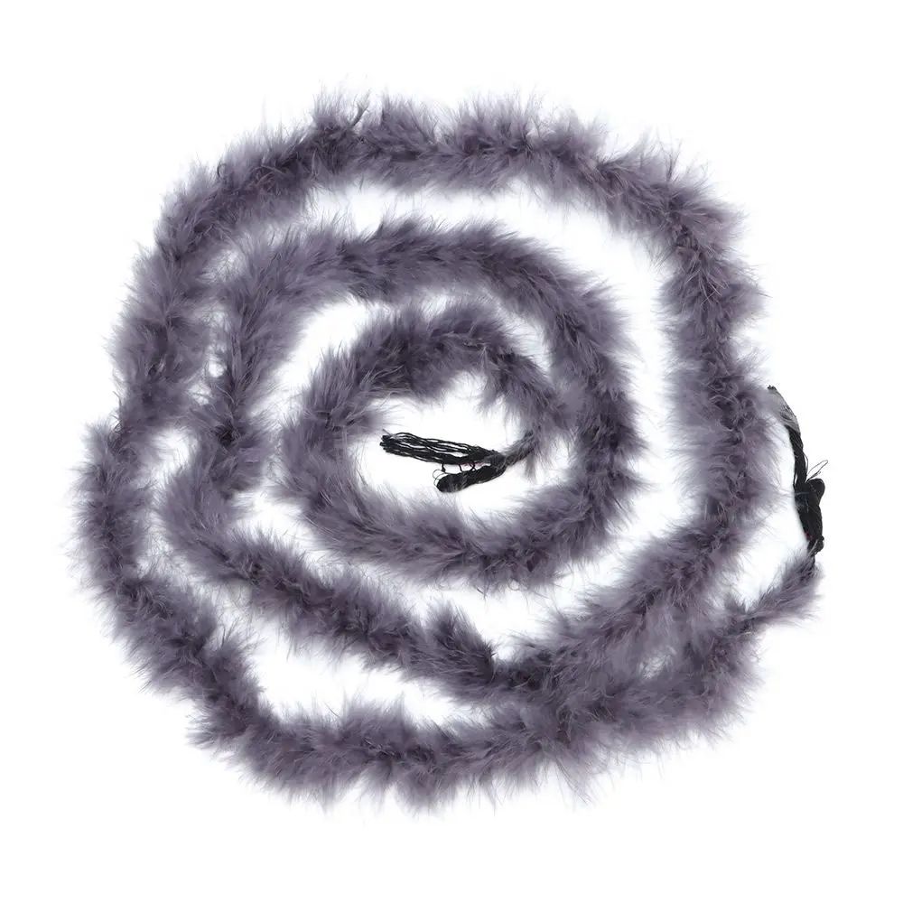 2M Fluffy Feather Boa Trim Strip For Sewing Crafts Costume Fancy Dress Wedding Party Decor DIY App 10