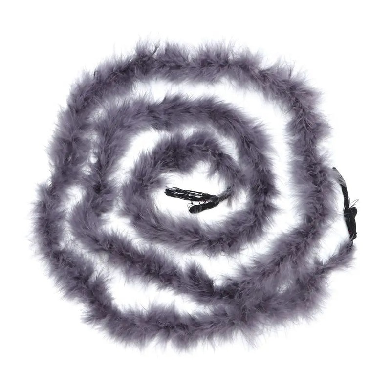 2M Fluffy Feather Boa Trim Strip For Sewing Crafts Costume Fancy Dress Wedding Party Decor DIY App 10