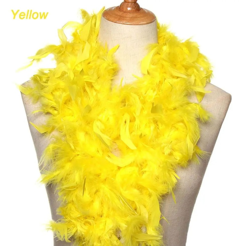 2M Fluffy Feather Boa Trim Strip For Sewing Crafts Costume Fancy Dress Wedding Party Decor DIY App 22