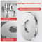 SelfAdhesive Stainless Steel Shower Pipe Cover Flange Plate Silver Wall Hole Escutcheon Trim For Fa 0