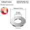 SelfAdhesive Stainless Steel Shower Pipe Cover Flange Plate Silver Wall Hole Escutcheon Trim For Fa 10