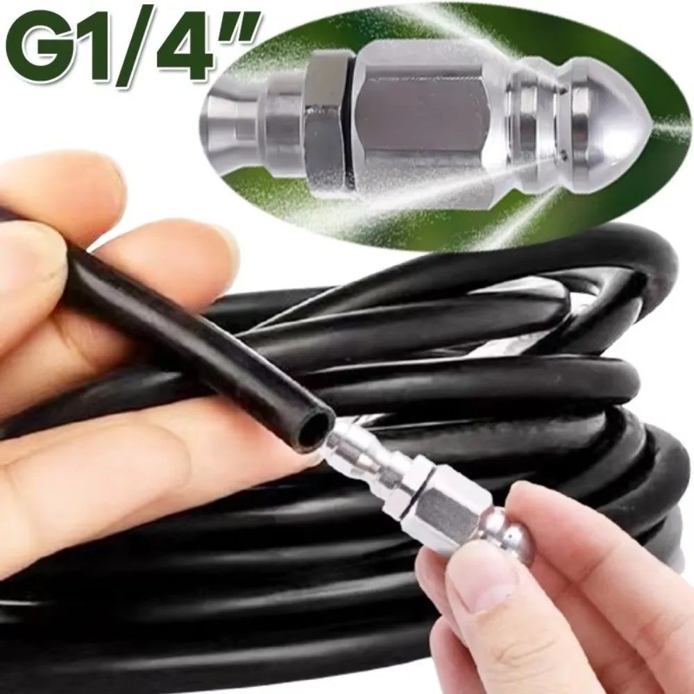 G14 Pressure Washer Sewer Jetter Nozzle Mouse Head Drain Cleaner Tip For Pipe Flushing Clog Removal 4
