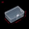 Thickened Transparent Tool Parts Organizer Box With Removable Grid Compartments For Screws Drill Bi 14