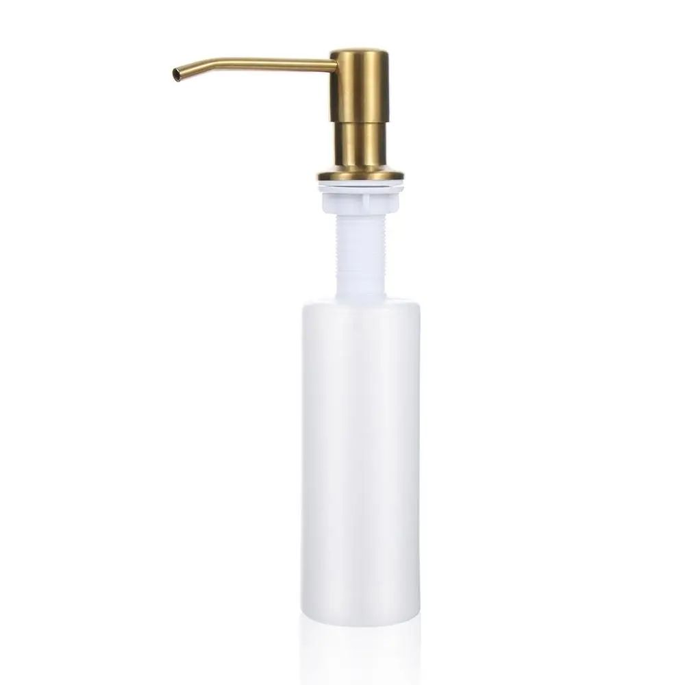 Stainless Steel Pump Soap Dispenser Bottle For Kitchen Sink Bathroom Refillable Hand Wash Lotion H 7