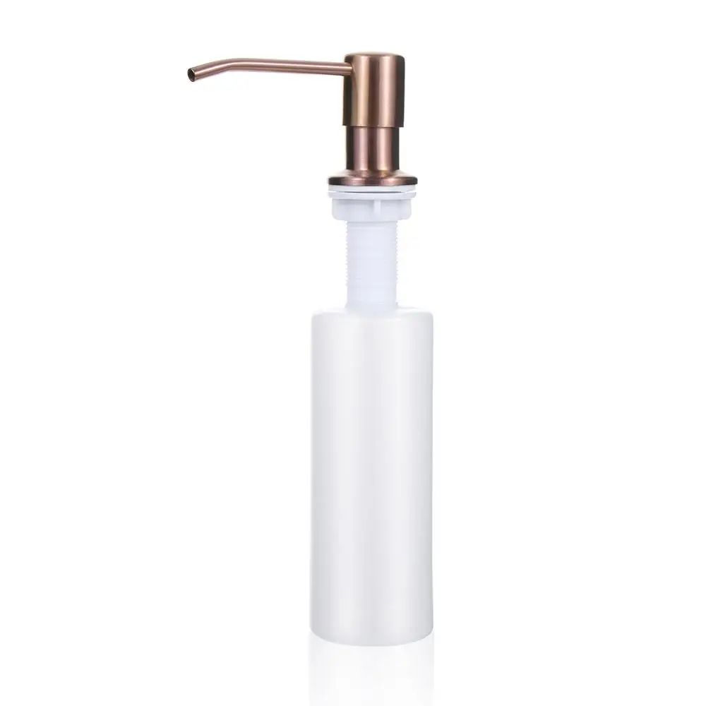 Stainless Steel Pump Soap Dispenser Bottle For Kitchen Sink Bathroom Refillable Hand Wash Lotion H 8