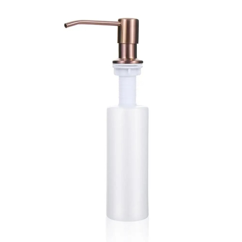 Stainless Steel Pump Soap Dispenser Bottle For Kitchen Sink Bathroom Refillable Hand Wash Lotion H 8