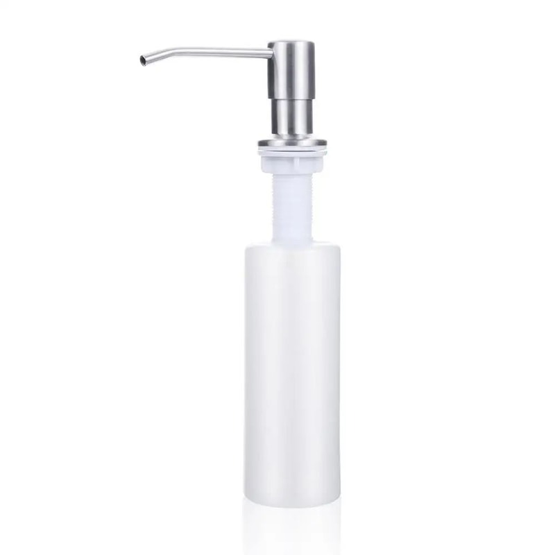 Stainless Steel Pump Soap Dispenser Bottle For Kitchen Sink Bathroom Refillable Hand Wash Lotion H 9