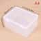 Thickened Transparent Portable Storage Box With Flip Lid Small Medium Large Rectangle Plastic Case 7
