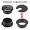 Desk Cable Grommet Hole Cover 3550mm Wire PassThrough Cap For Computer Table Clean Cable Management 1