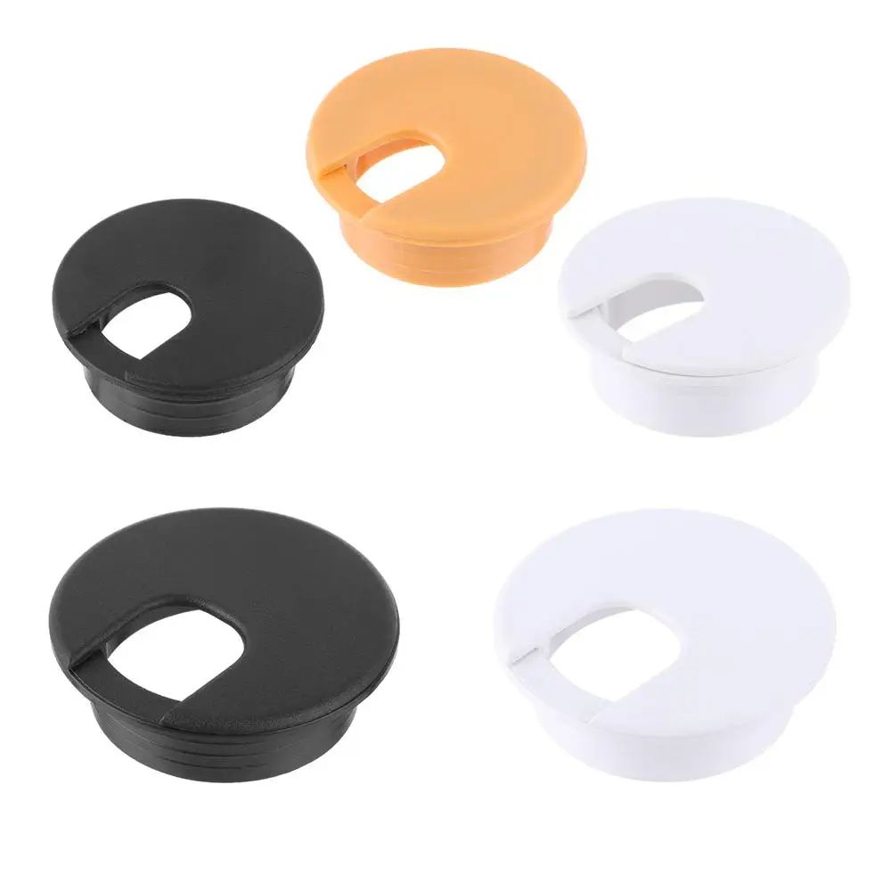 Desk Cable Grommet Hole Cover 3550mm Wire PassThrough Cap For Computer Table Clean Cable Management 2