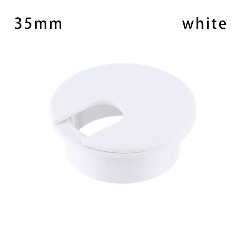 Desk Cable Grommet Hole Cover 3550mm Wire PassThrough Cap For Computer Table Clean Cable Management 8