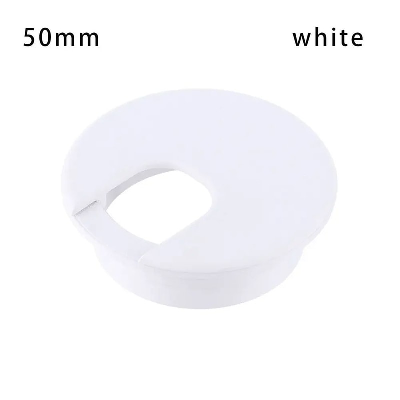 Desk Cable Grommet Hole Cover 3550mm Wire PassThrough Cap For Computer Table Clean Cable Management 9