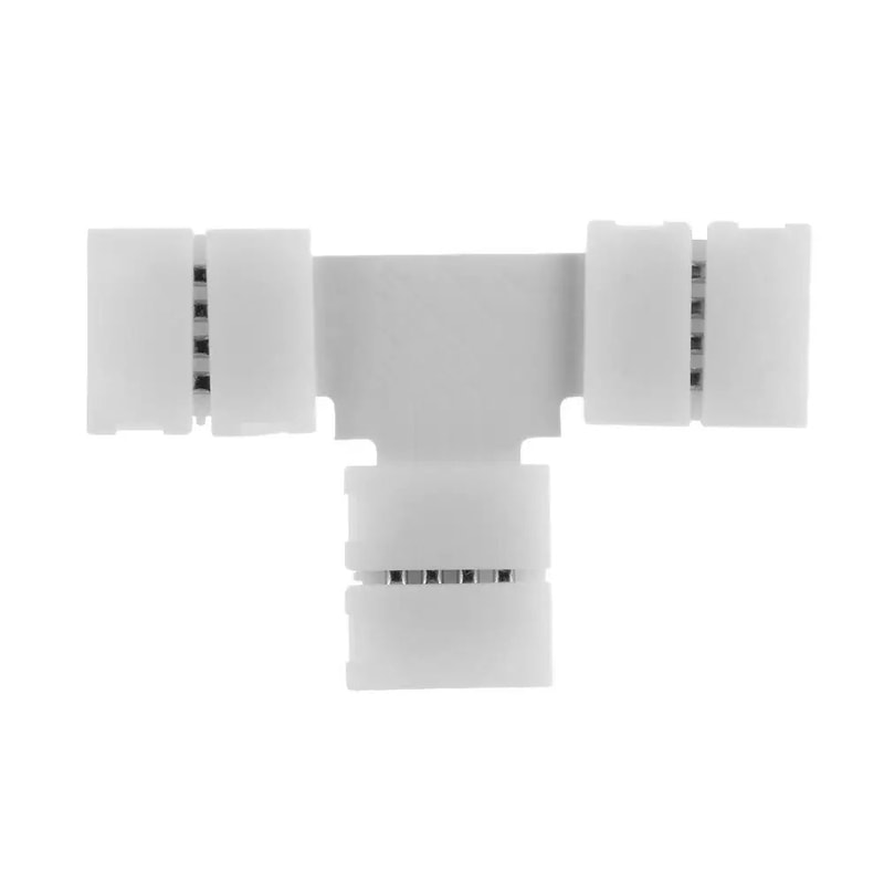 4Pin RGB LED Strip Connectors LTCross Corner Clip Couplers For 3528 5050 PCB Solderless Fast Join A 5