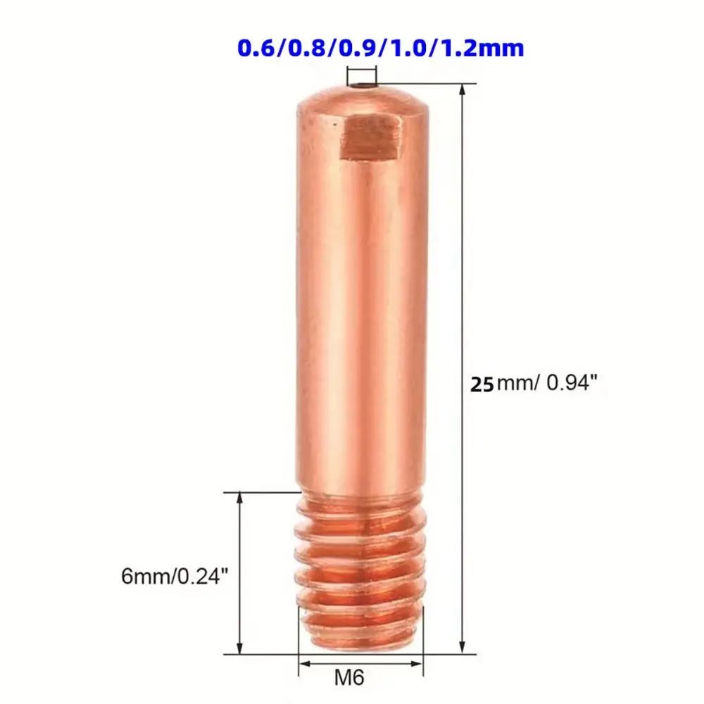 MB15AK 14AK MIGMAG Welding Torch Contact Tip Gas Nozzle Replacement Universal Spare Parts For Smoo 0