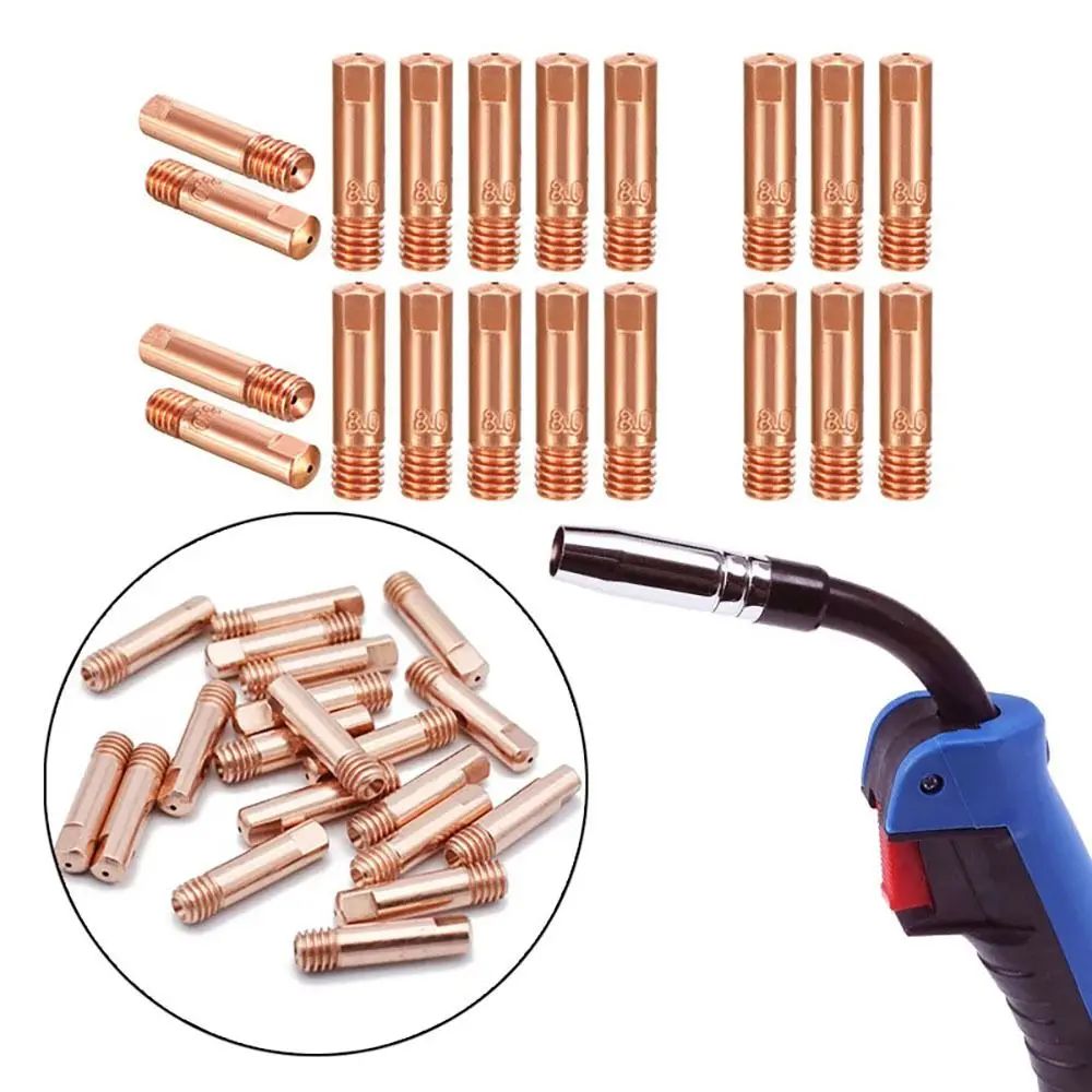 MB15AK 14AK MIGMAG Welding Torch Contact Tip Gas Nozzle Replacement Universal Spare Parts For Smoo 1