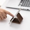Walnut Solid Wood Phone Stand Holder For Desk Portable Desktop Mobile Stand For Home Office Travel 0