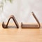 Walnut Solid Wood Phone Stand Holder For Desk Portable Desktop Mobile Stand For Home Office Travel 2
