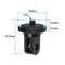 CNC Aluminum Action Camera Tripod Mount Adapter For Insta360 GoPro 14 Inches Screw Mini Tripod Con 5