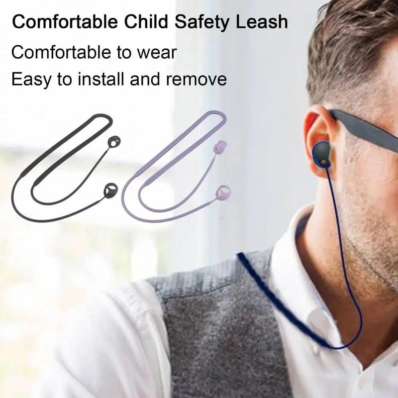 AntiLost Silicone Lanyard For Sony WF1000XM5 Earbuds Flexible Wristband Neck Strap For Sports Bluet 0