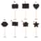 10 Pcs Mini Chalkboard Signs With Wooden Easels For Messages Table Numbers Events Cafes Home Decor 4