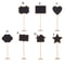 10 Pcs Mini Chalkboard Signs With Wooden Easels For Messages Table Numbers Events Cafes Home Decor 4