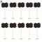 10 Pcs Mini Chalkboard Signs With Wooden Easels For Messages Table Numbers Events Cafes Home Decor 7