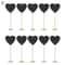 10 Pcs Mini Chalkboard Signs With Wooden Easels For Messages Table Numbers Events Cafes Home Decor 8