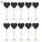 10 Pcs Mini Chalkboard Signs With Wooden Easels For Messages Table Numbers Events Cafes Home Decor 8
