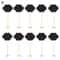 10 Pcs Mini Chalkboard Signs With Wooden Easels For Messages Table Numbers Events Cafes Home Decor 9