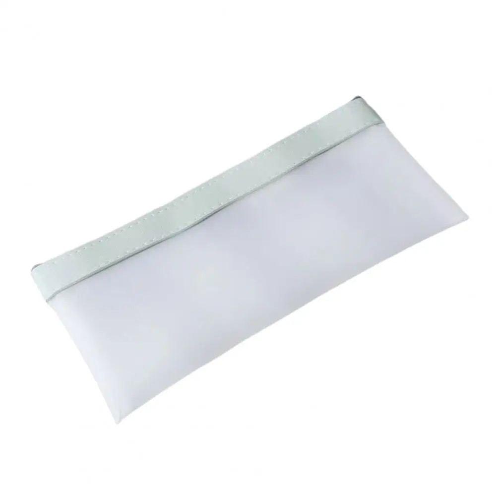 Transparent PVC Pencil Case With Zipper Waterproof Clear School Pouch For Stationery Makeup Travel 9