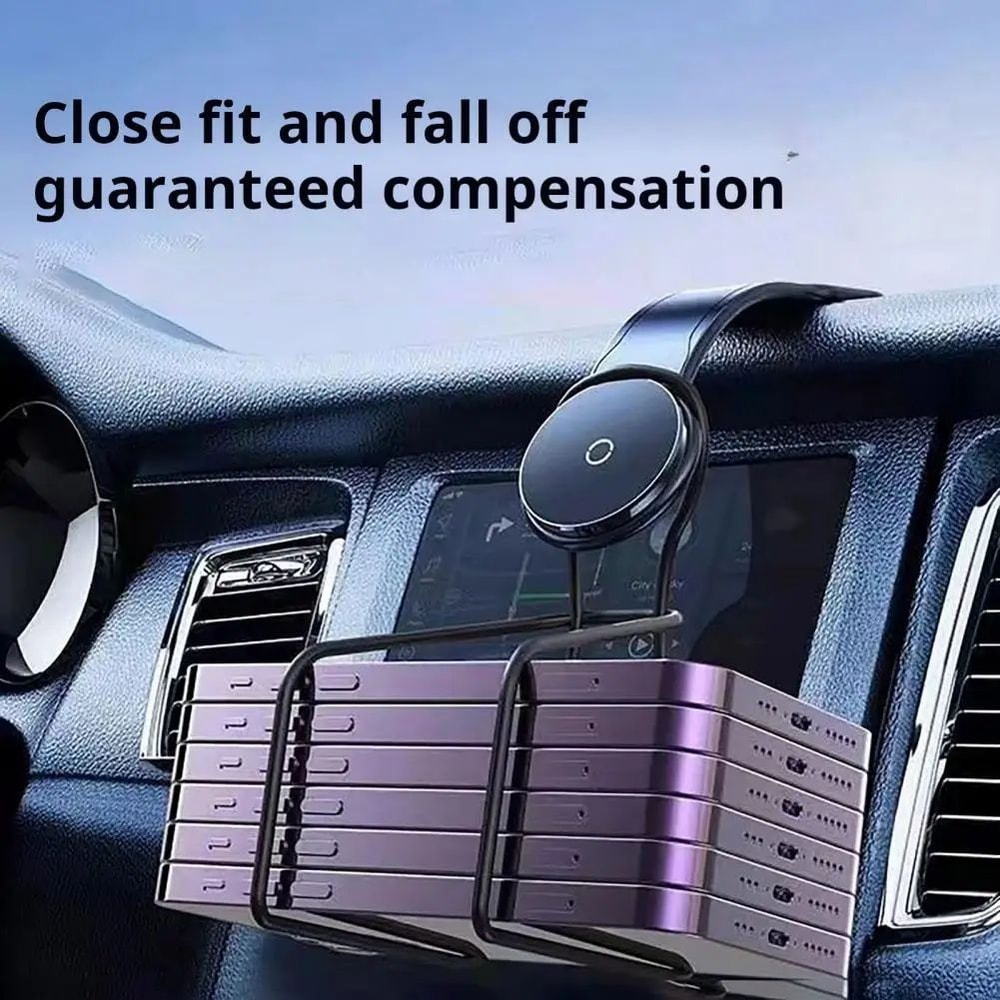 Magnetic MagSafe Car Mount With 15W Fast Wireless Charging MultiPosition Dashboard Holder For IPhon 3