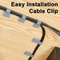 SelfAdhesive Reusable Cable Ties With Adjustable Cord Straps Strong Sticky Wire Clips For Home Off 3