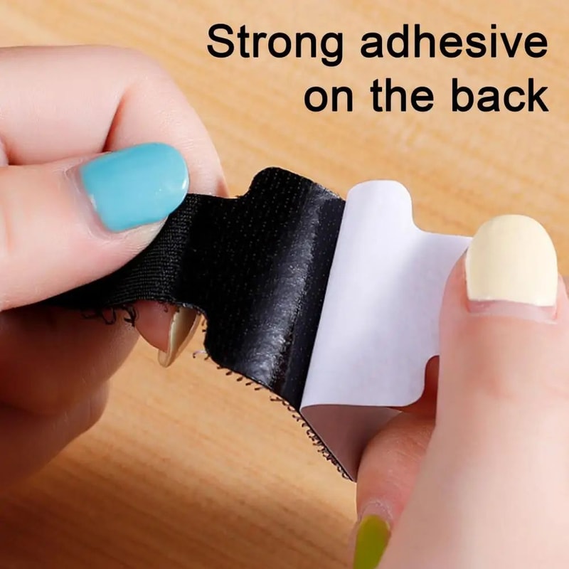 SelfAdhesive Reusable Cable Ties With Adjustable Cord Straps Strong Sticky Wire Clips For Home Off 4