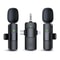 Wireless Lavalier Microphone Set With Noise Reduction ClipOn Mini Mic For IPhoneAndroid Clear Audio 0