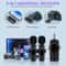 Wireless Lavalier Microphone Set With Noise Reduction ClipOn Mini Mic For IPhoneAndroid Clear Audio 3