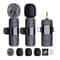 Wireless Lavalier Microphone Set With Noise Reduction ClipOn Mini Mic For IPhoneAndroid Clear Audio 6