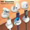 360 Rotating Magnetic Cable Organizer SelfAdhesive Desk Cord Holder Clip For Charger Wires Clean Ca 1