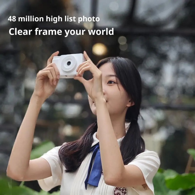 48MP Compact Vlogging Camera With LED Fill Light 180 Flip Screen Portable Digital Camera For YouTub 2