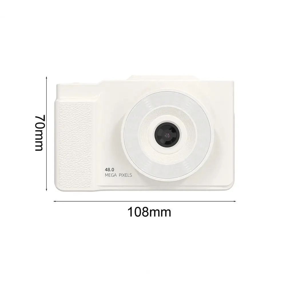 48MP Compact Vlogging Camera With LED Fill Light 180 Flip Screen Portable Digital Camera For YouTub 5