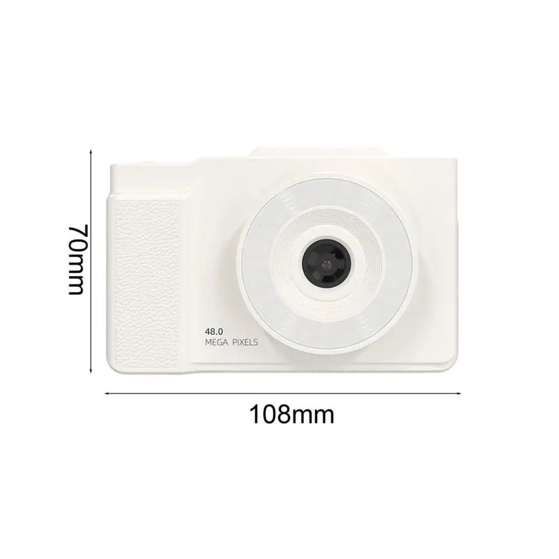 48MP Compact Vlogging Camera With LED Fill Light 180 Flip Screen Portable Digital Camera For YouTub 5