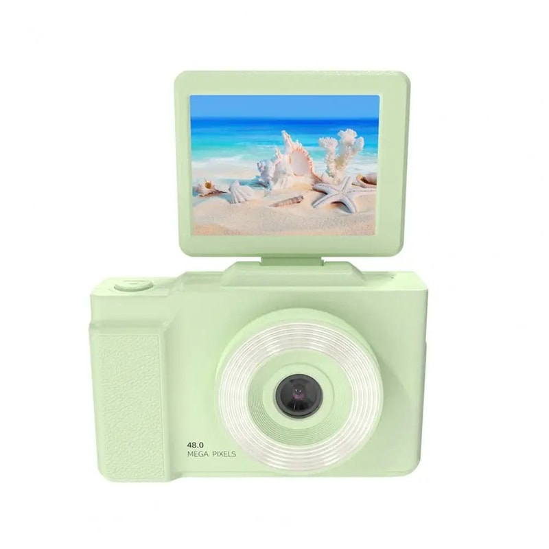 48MP Compact Vlogging Camera With LED Fill Light 180 Flip Screen Portable Digital Camera For YouTub 7