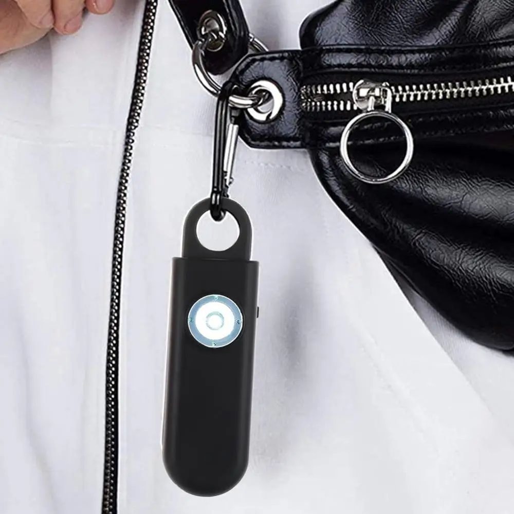 Personal Safety Alarm For Women With LED Flashlight HighVolume Emergency Self Defense Keychain Secu 0