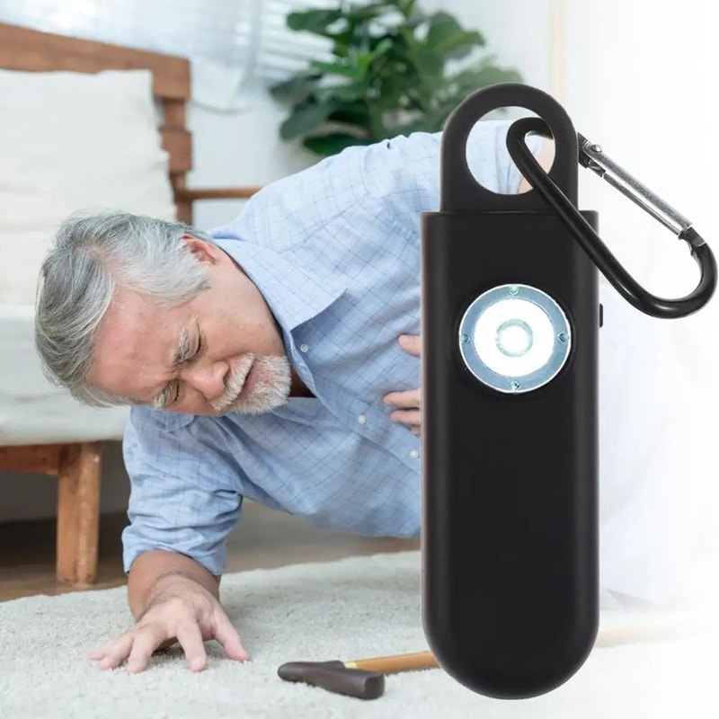 Personal Safety Alarm For Women With LED Flashlight HighVolume Emergency Self Defense Keychain Secu 1