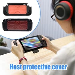 shockproof protective case for nintendo switch 2, anti-scratch grip cover shell, slim travel game console protector hd